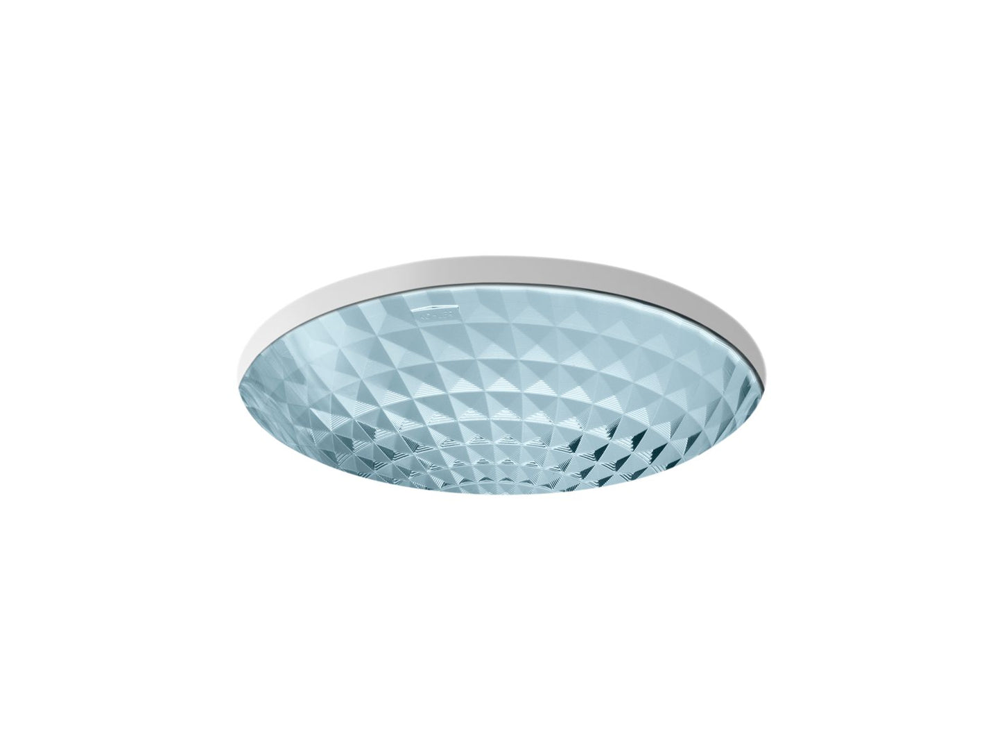 KOHLER K-2361 Kallos 16" round undermount bathroom sink, no overflow