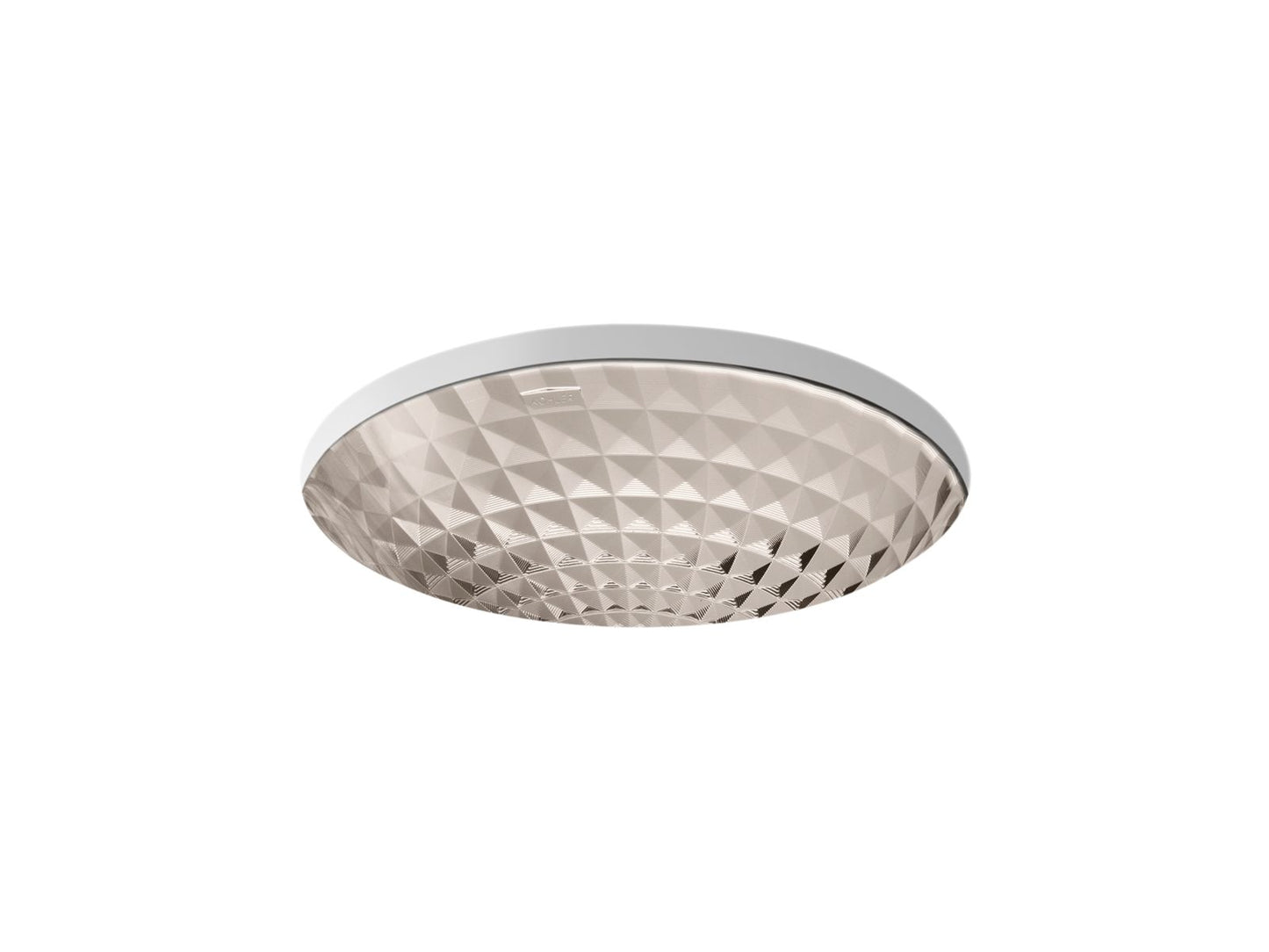 KOHLER K-2361 Kallos 16" round undermount bathroom sink, no overflow