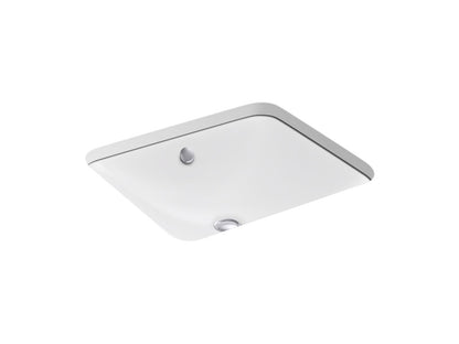 KOHLER K-5400 Iron Plains 18-1/2" rectangular drop-in/undermount bathroom sink