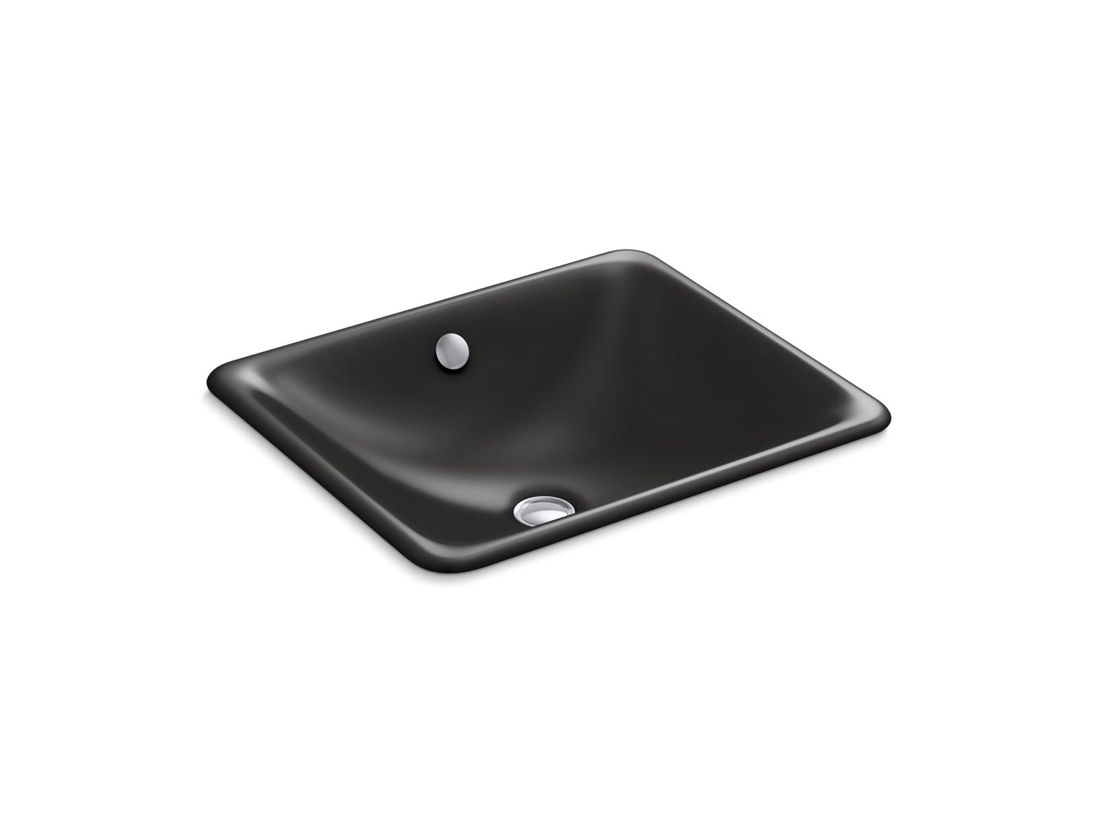 KOHLER K-5400 Iron Plains 18-1/2" rectangular drop-in/undermount bathroom sink
