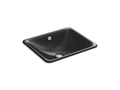 KOHLER K-5400 Iron Plains 18-1/2" rectangular drop-in/undermount bathroom sink