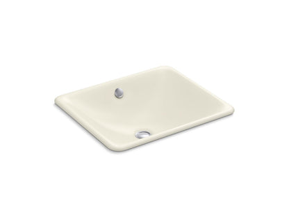KOHLER K-5400 Iron Plains 18-1/2" rectangular drop-in/undermount bathroom sink