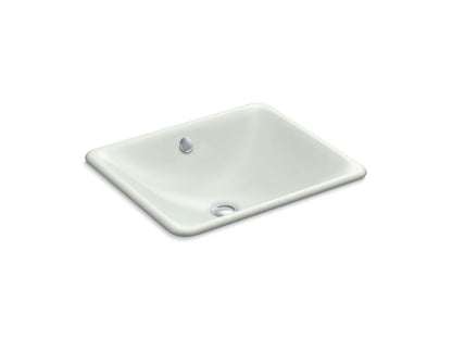 KOHLER K-5400 Iron Plains 18-1/2" rectangular drop-in/undermount bathroom sink