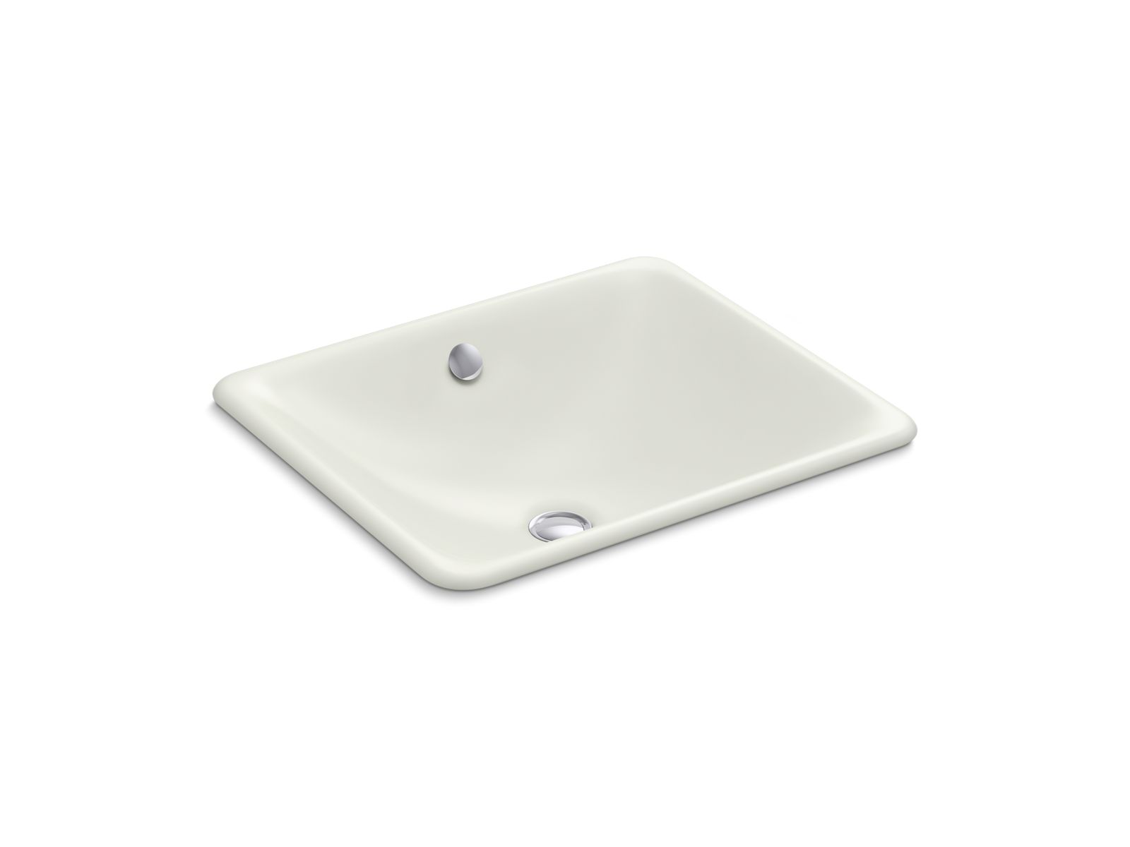 KOHLER K-5400 Iron Plains 18-1/2" rectangular drop-in/undermount bathroom sink