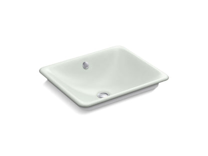 KOHLER K-5400-W Iron Plains 18-1/2" rectangular vessel bathroom sink