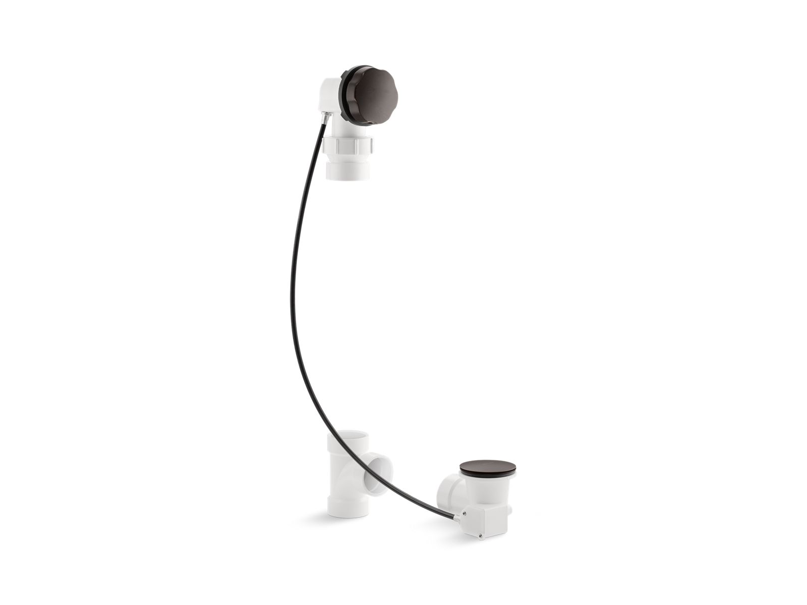 KOHLER K-7214 Clearflo Cable bath drain, less PVC tubing