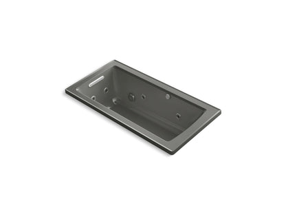 KOHLER K-1947-XHGH Archer 60" x 30" drop-in Heated BubbleMassage air bath with whirlpool