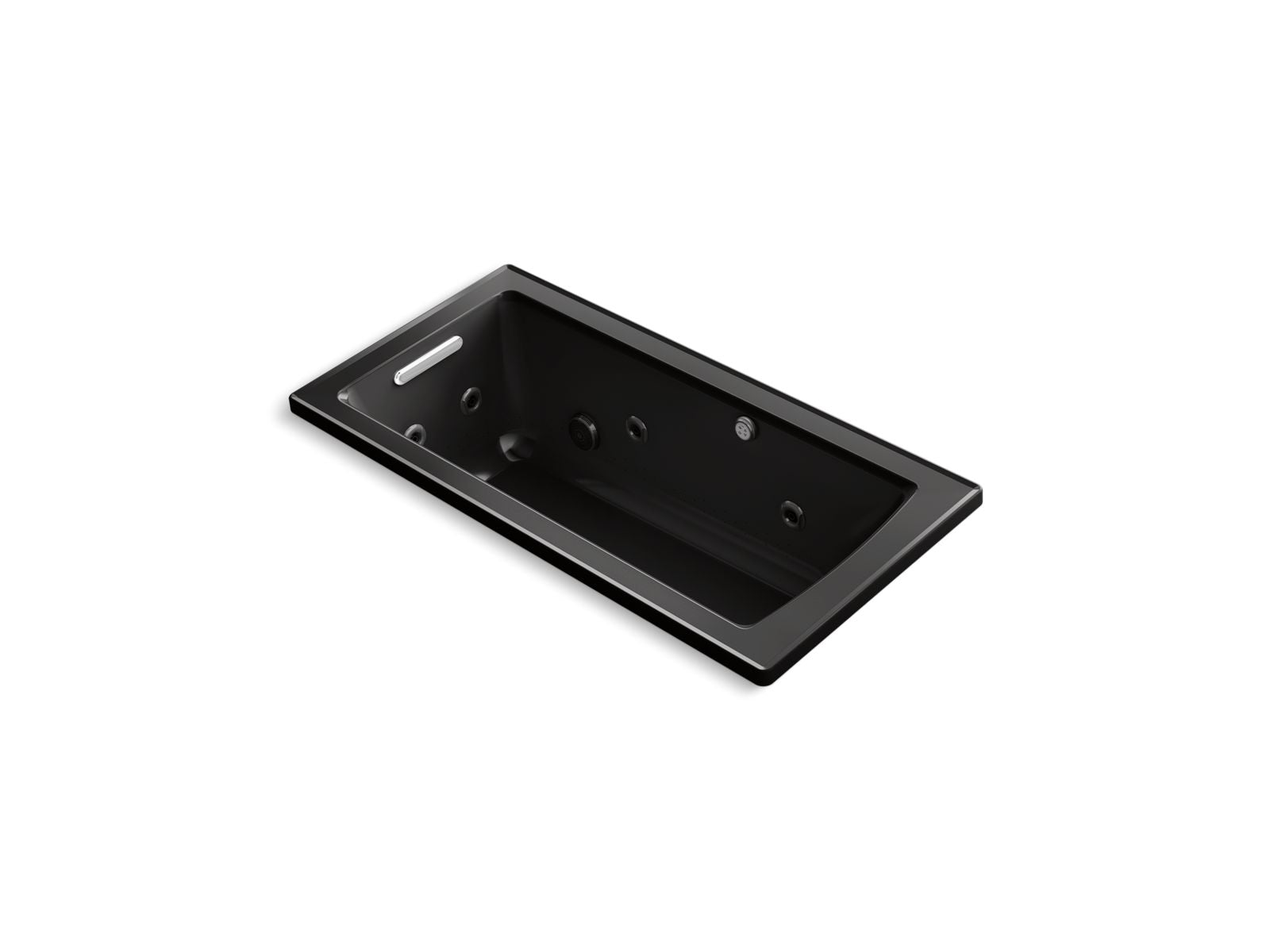 KOHLER K-1947-XHGH Archer 60" x 30" drop-in Heated BubbleMassage air bath with whirlpool