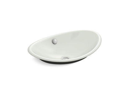 KOHLER K-5403-P5 Iron Plains 20-3/4" oval vessel bathroom sink