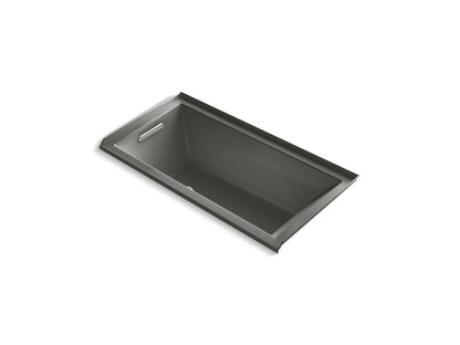 KOHLER K-1167-GHLF Underscore 60" x 30" alcove Heated BubbleMassage air bath, left drain