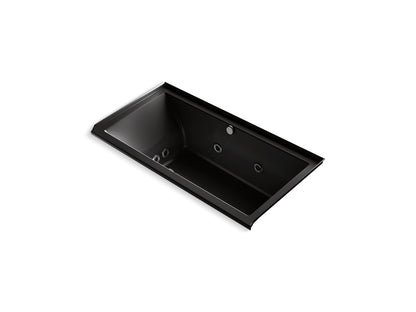KOHLER K-1167-XHGHR Underscore 60" x 30" alcove Heated BubbleMassage air bath with whirlpool, right drain