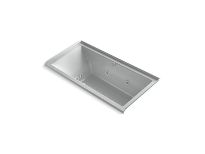 KOHLER K-1167-XHGHR Underscore 60" x 30" alcove Heated BubbleMassage air bath with whirlpool, right drain