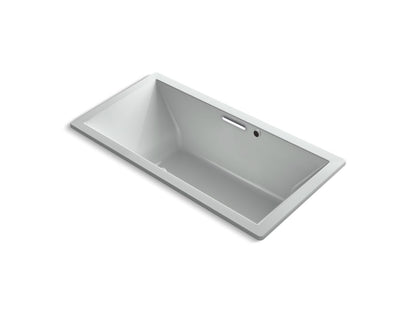 KOHLER K-1835-GHW Underscore 72" x 36" drop-in Heated BubbleMassage air bath with Bask heated surface