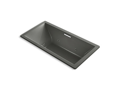 KOHLER K-1835-XHGH Underscore 72" x 36" drop-in Heated BubbleMassage air bath with whirlpool