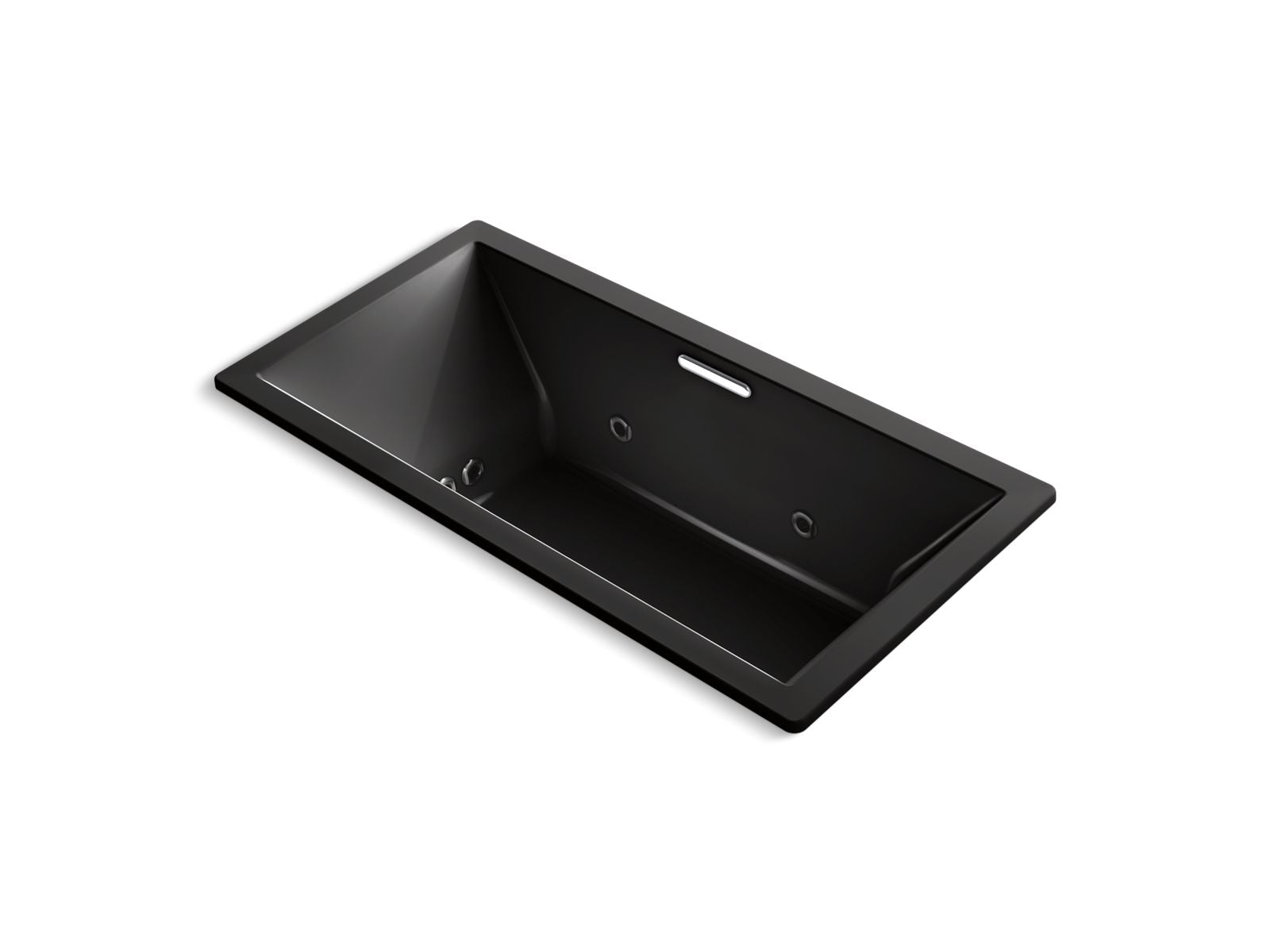 KOHLER K-1835-XHGH Underscore 72" x 36" drop-in Heated BubbleMassage air bath with whirlpool