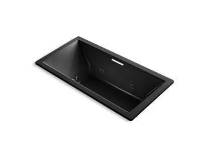 KOHLER K-1835-XHGH Underscore 72" x 36" drop-in Heated BubbleMassage air bath with whirlpool