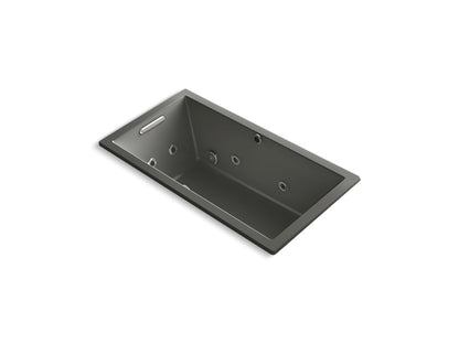 KOHLER K-1168-XHGH Underscore 60" x 32" drop-in Heated BubbleMassage air bath with whirlpool