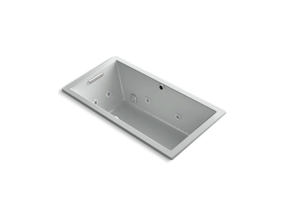 KOHLER K-1168-XHGH Underscore 60" x 32" drop-in Heated BubbleMassage air bath with whirlpool