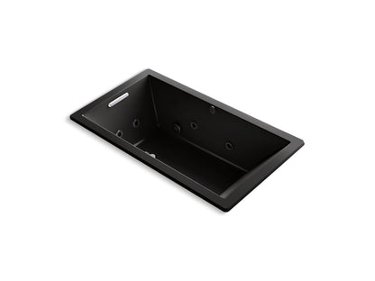 KOHLER K-1173-XHGH Underscore 66" x 36" drop-in Heated BubbleMassage air bath with whirlpool