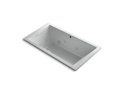 KOHLER K-1173-XHGH Underscore 66" x 36" drop-in Heated BubbleMassage air bath with whirlpool