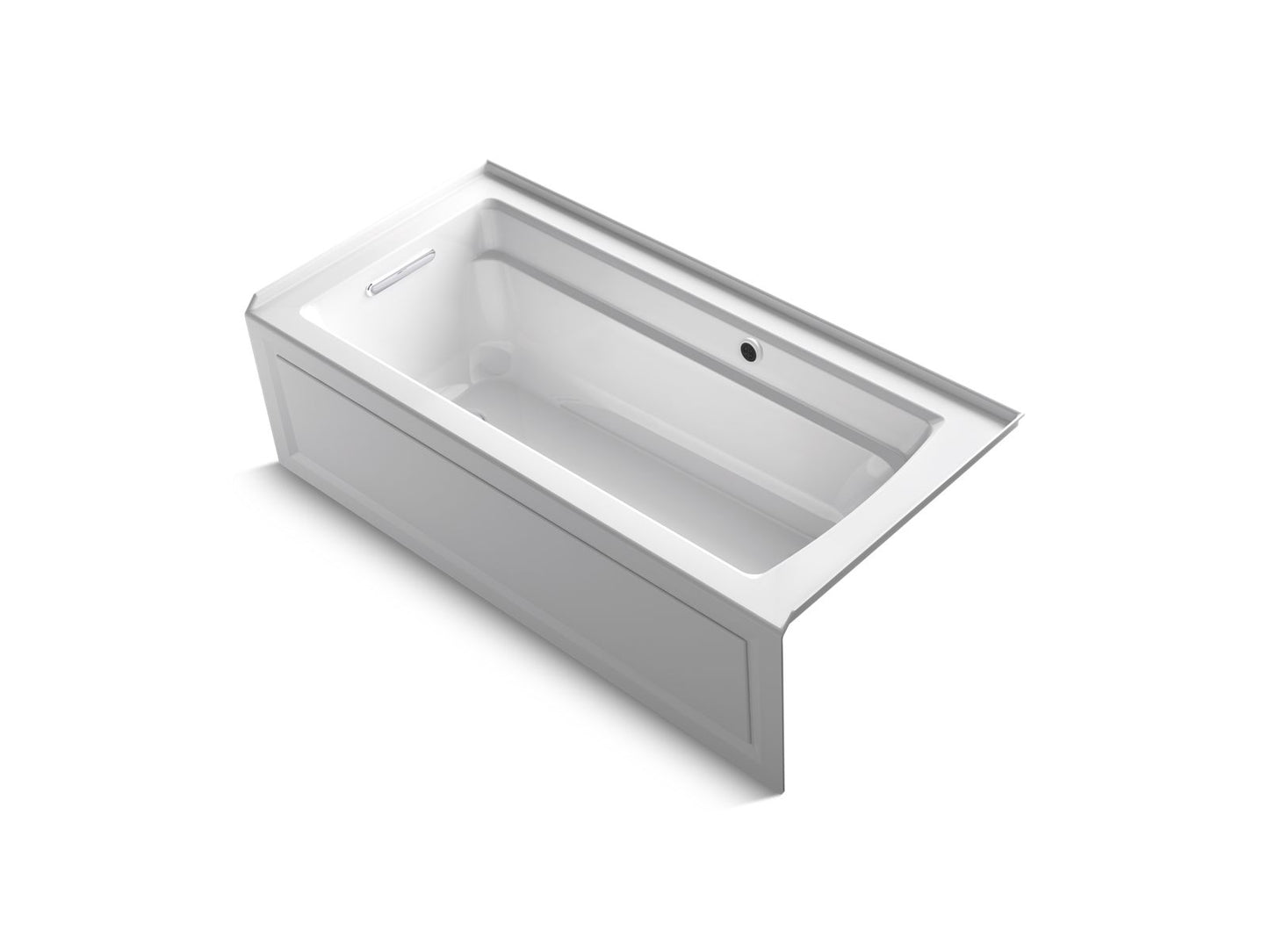 KOHLER K-1948-LAW Archer 66" x 32" alcove bath with Bask heated surface, left drain