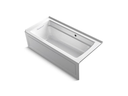 KOHLER K-1948-LAW Archer 66" x 32" alcove bath with Bask heated surface, left drain