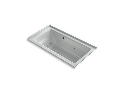 KOHLER K-1947-RW Archer 60" x 30" alcove whirlpool bath with Bask heated surface, right drain