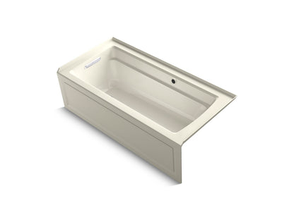 KOHLER K-1948-LAW Archer 66" x 32" alcove bath with Bask heated surface, left drain