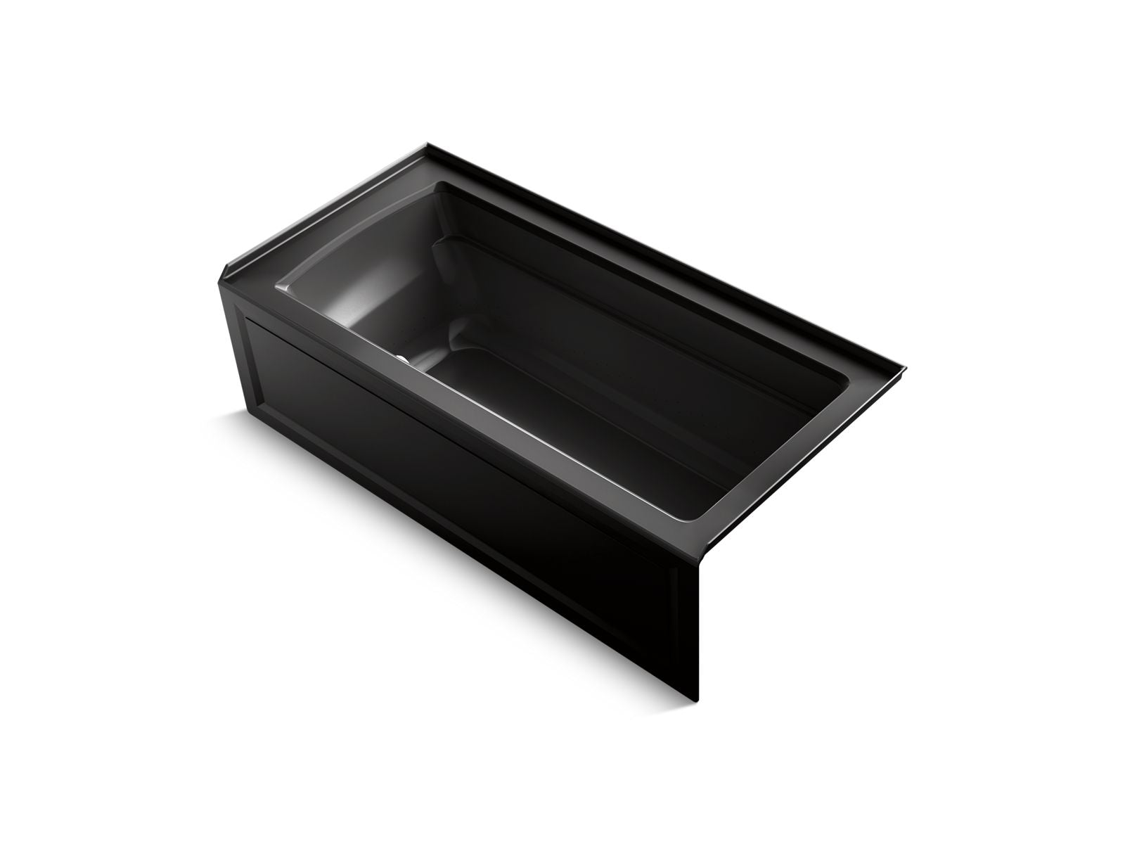 KOHLER K-1949-GHRAW Archer 66" x 32" alcove Heated BubbleMassage air bath with Bask heated surface, right drain
