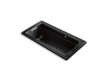 KOHLER K-1949-GHW Archer 66" x 32" drop-in Heated BubbleMassage air bath with Bask heated surface