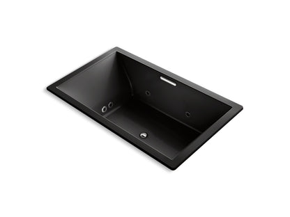 KOHLER K-1174-XHGH Underscore 72" x 42" drop-in Heated BubbleMassage air bath with whirlpool