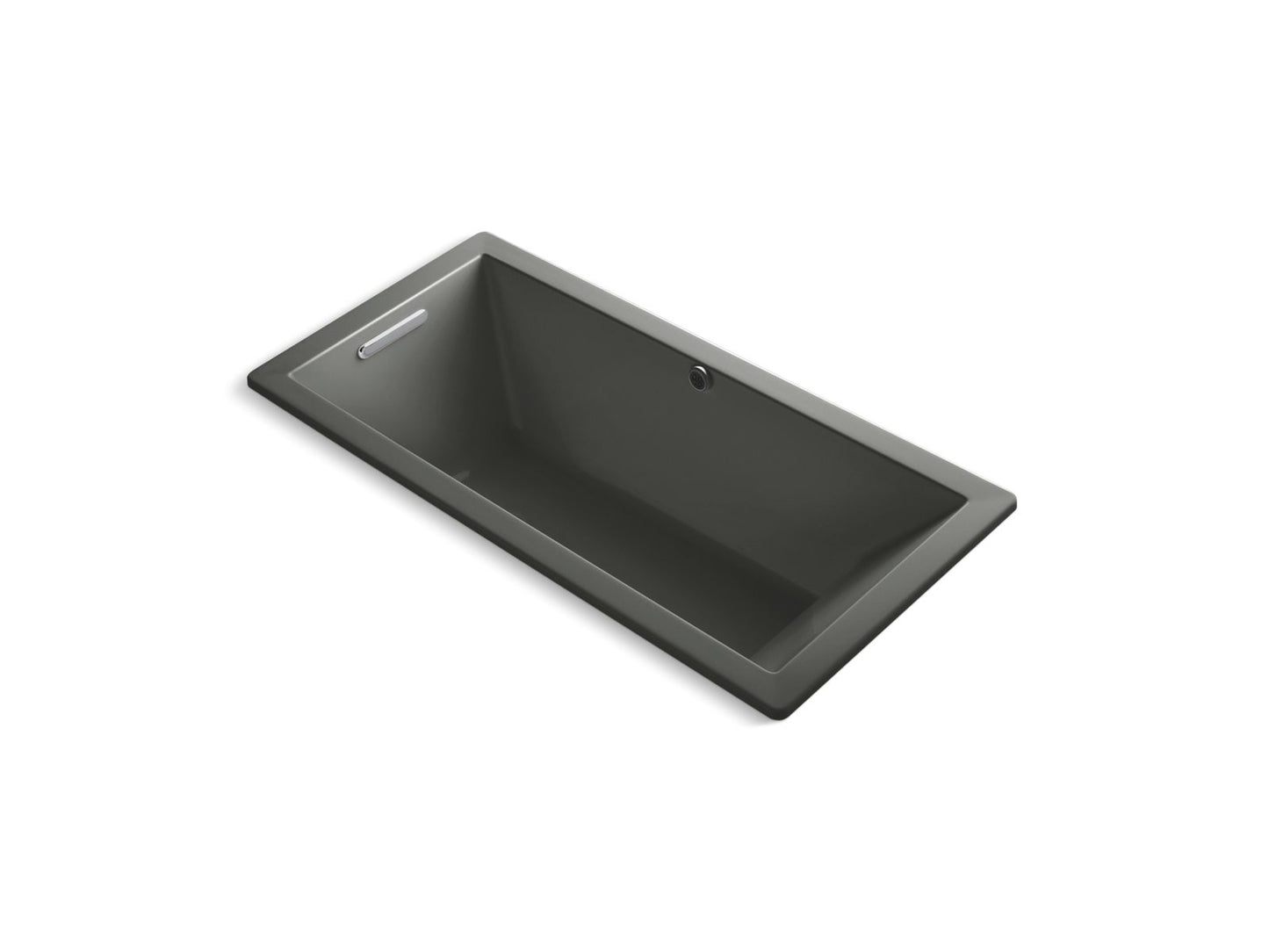KOHLER K-1821-W1 Underscore 66" x 32" drop-in bath with Bask heated surface