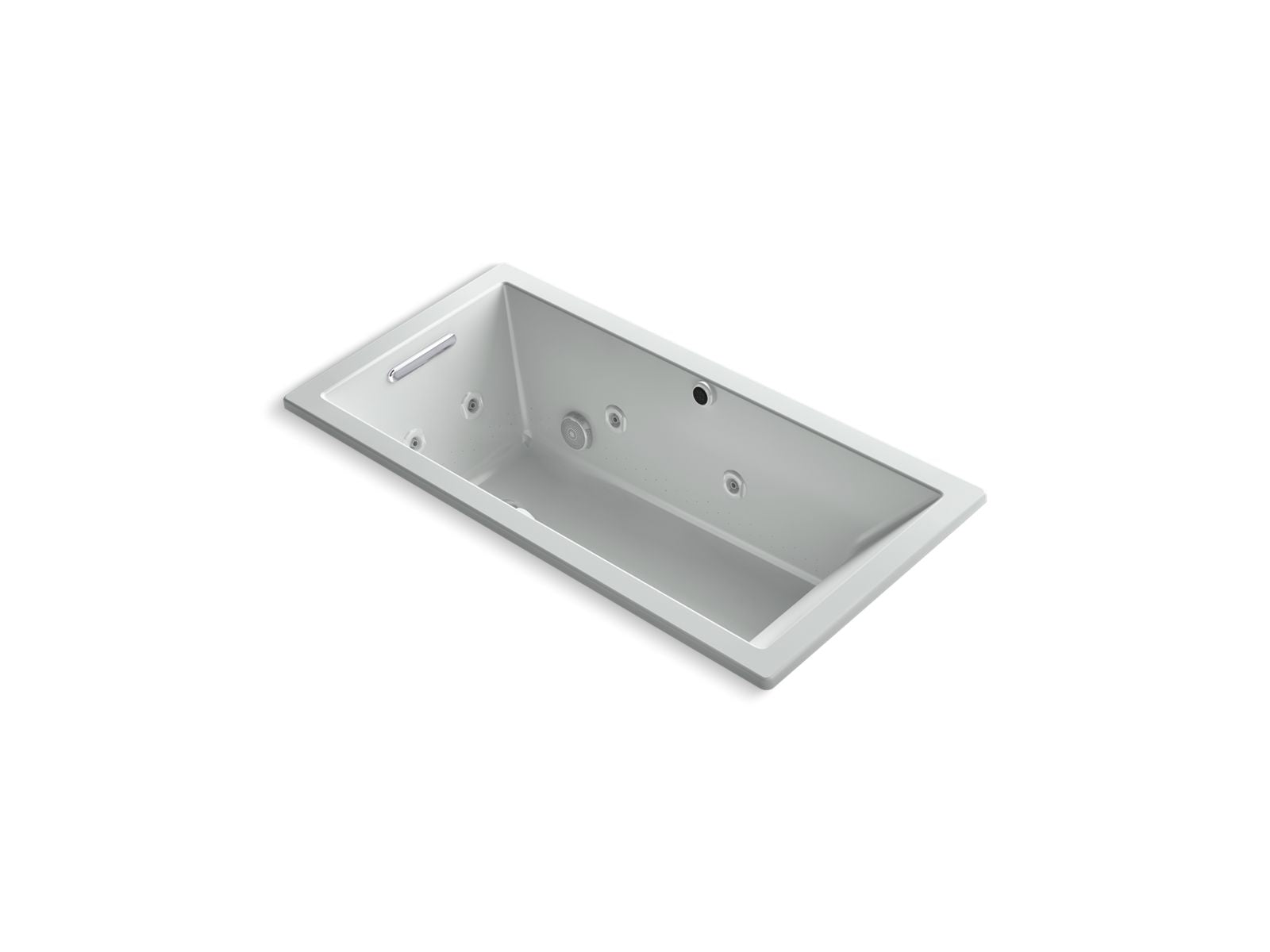 KOHLER K-1167-XHGH Underscore 60" x 30" drop-in Heated BubbleMassage air bath with whirlpool