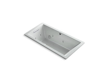 KOHLER K-1167-XHGH Underscore 60" x 30" drop-in Heated BubbleMassage air bath with whirlpool