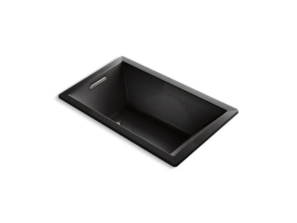 KOHLER K-1849-GHW Underscore 60" x 36" drop-in Heated BubbleMassage air bath with Bask heated surface