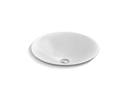 KOHLER K-7806 Carillon 17-3/4" round drop-in bathroom sink, no overflow