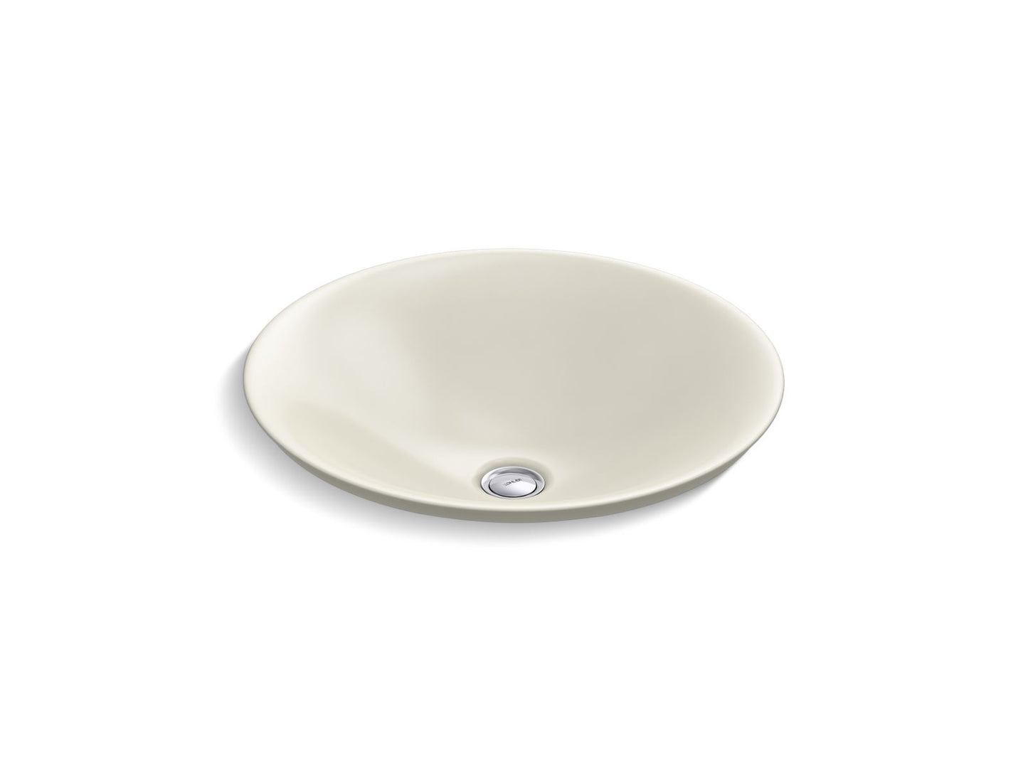 KOHLER K-7806 Carillon 17-3/4" round drop-in bathroom sink, no overflow