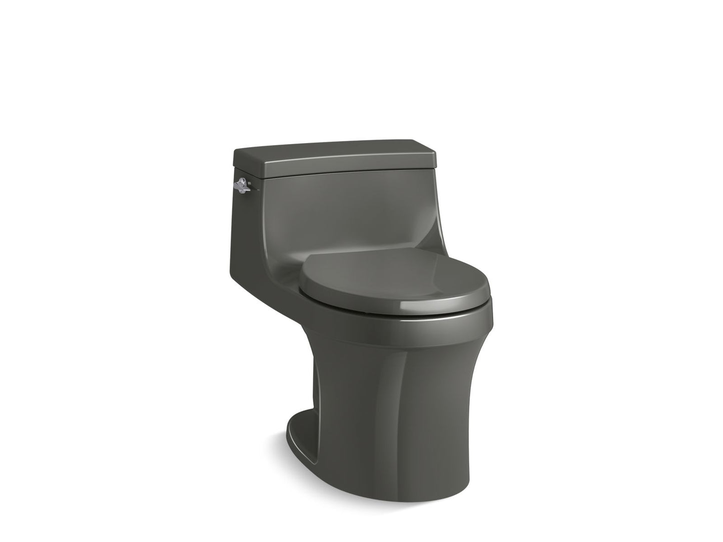 KOHLER K-4007 San Souci One-piece round-front toilet, 1.28 gpf