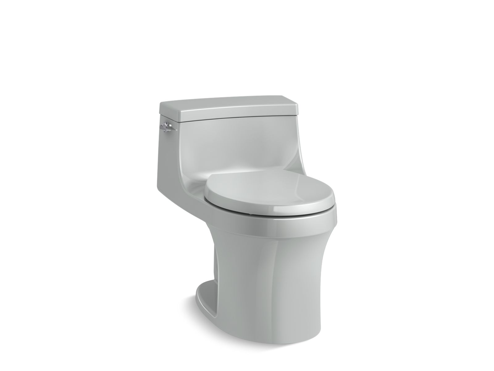 KOHLER K-4007 San Souci One-piece round-front toilet, 1.28 gpf