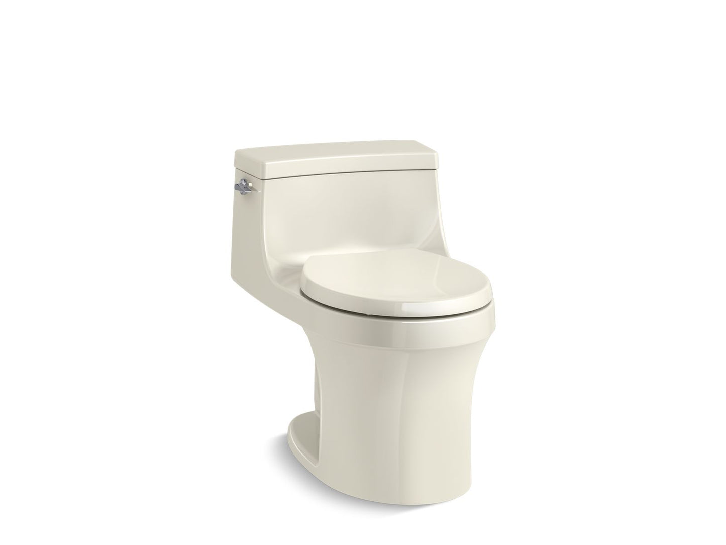KOHLER K-4007 San Souci One-piece round-front toilet, 1.28 gpf