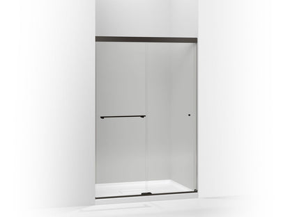 KOHLER K-707100-L Revel Sliding shower door, 70" H x 44-5/8 - 47-5/8" W, with 1/4" thick Crystal Clear glass