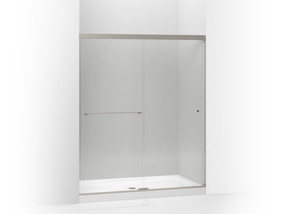KOHLER K-707200-L Revel Sliding shower door, 70" H x 56-5/8 - 59-5/8" W, with 1/4" thick Crystal Clear glass