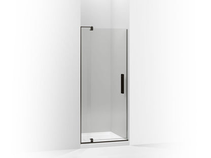 KOHLER K-707506-L Revel Pivot shower door, 74" H x 27-5/16 - 31-1/8" W, with 5/16" thick Crystal Clear glass