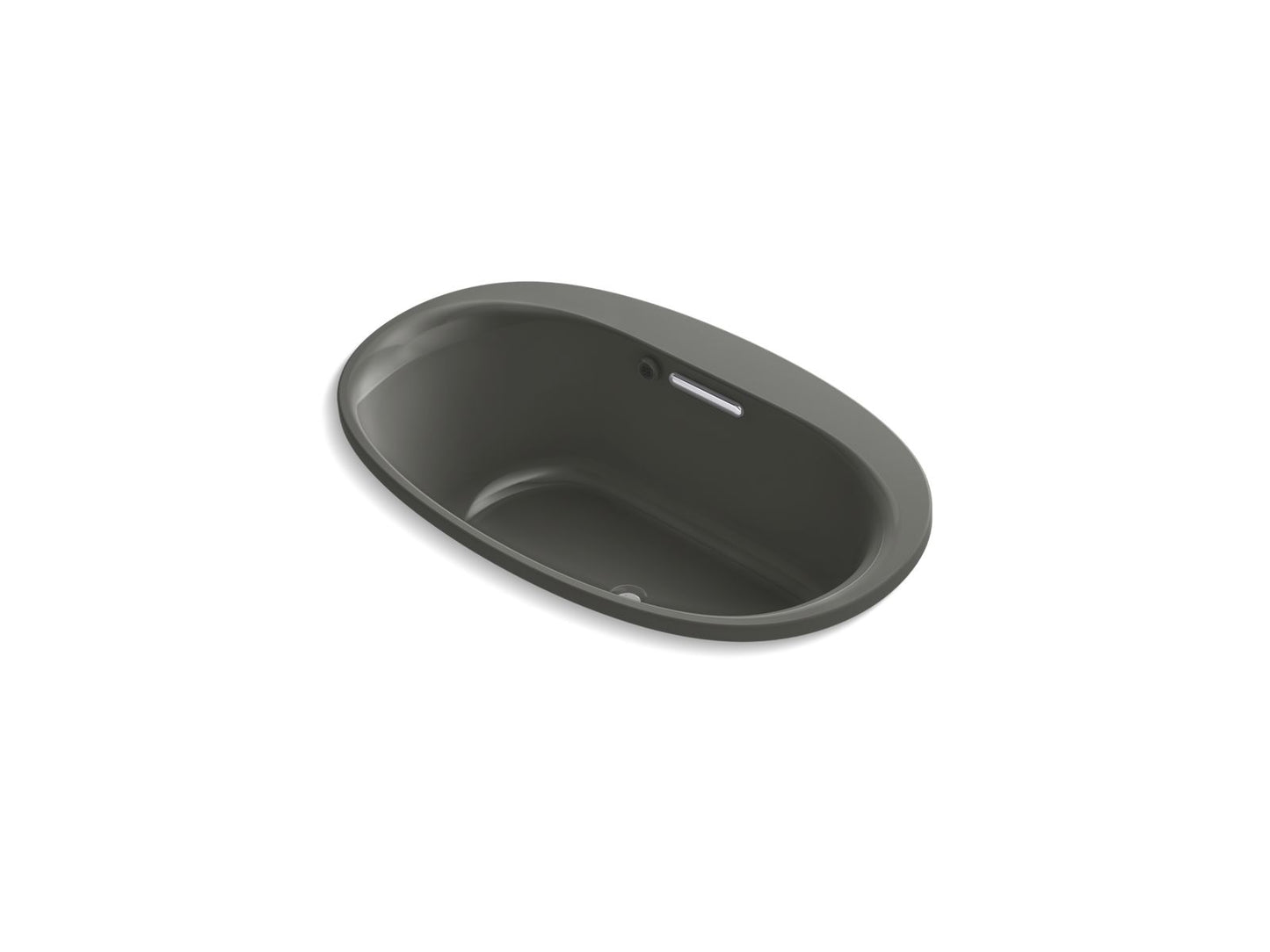 KOHLER K-5713-W1 Underscore 59-3/4" x 35-3/4" drop-in bath with Bask heated surface