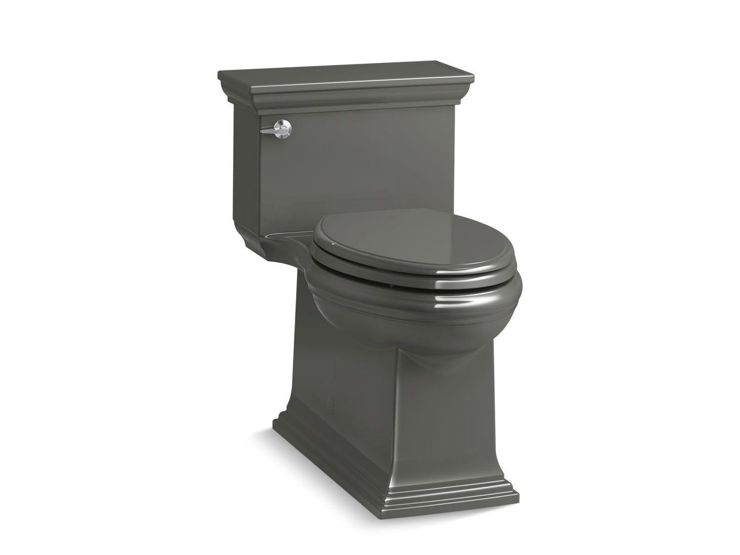 KOHLER K-6428 Memoirs Stately One-piece compact elongated toilet with skirted trapway, 1.28 gpf