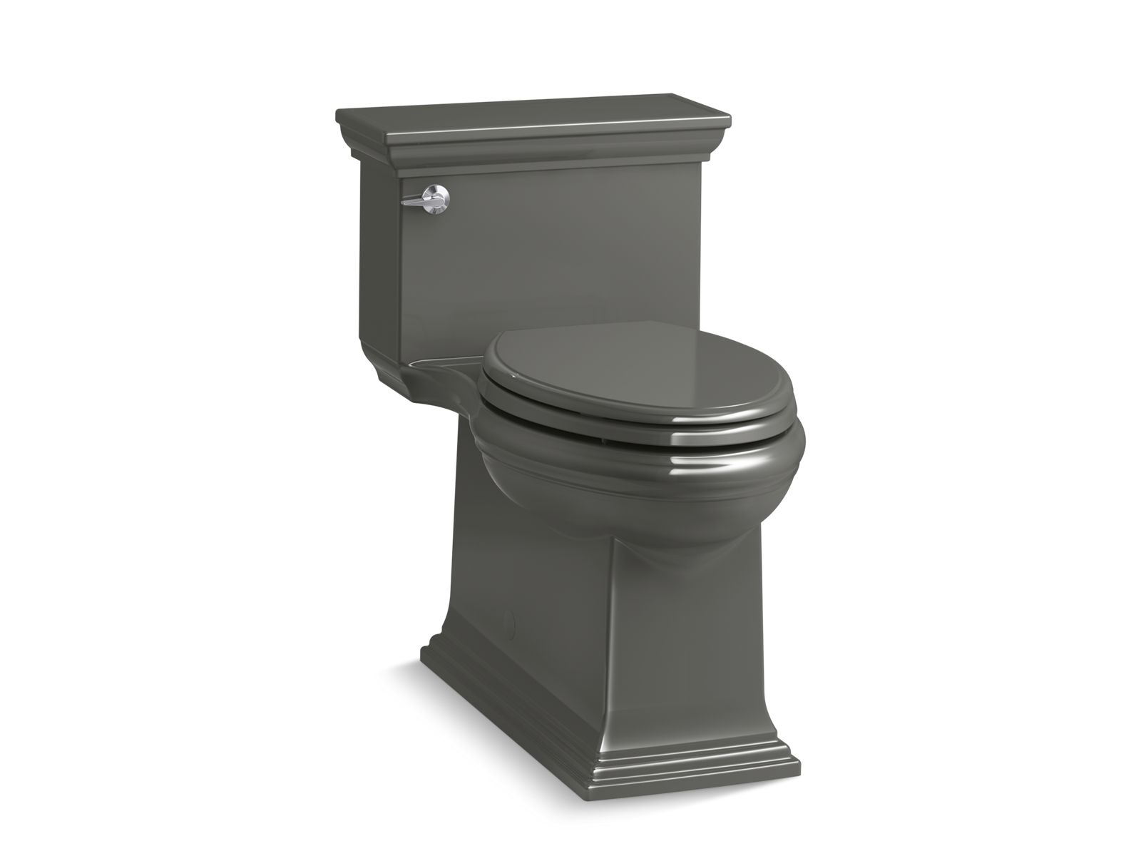KOHLER K-6428 Memoirs Stately One-piece compact elongated toilet with skirted trapway, 1.28 gpf