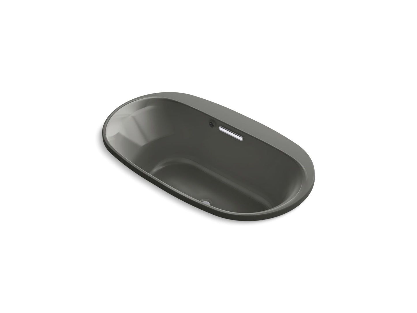 KOHLER K-5715-W1 Underscore 65-1/2" x 35-3/4" drop-in bath with Bask heated surface