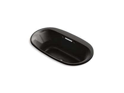KOHLER K-5716-GHW Underscore 66" x 36" drop-in Heated BubbleMassage air bath with Bask heated surface
