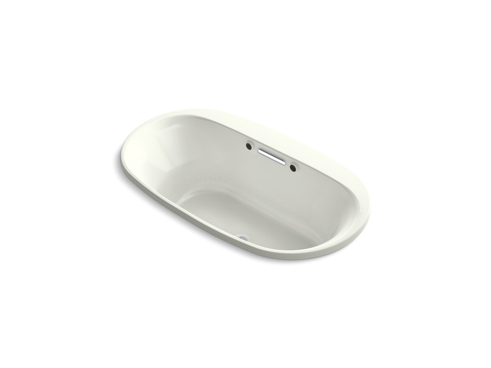 KOHLER K-5716-GHW Underscore 66" x 36" drop-in Heated BubbleMassage air bath with Bask heated surface