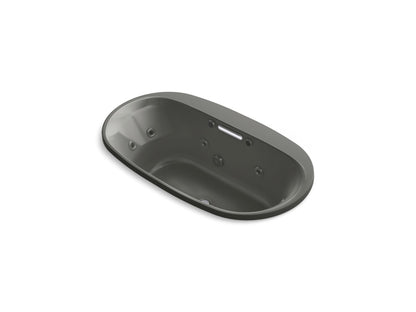 KOHLER K-5716-XHGH Underscore 65-1/2" x 35-3/4" drop-in Heated BubbleMassage air bath with whirlpool